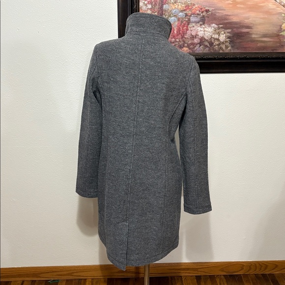 L.L. Bean Gray Bellandi Italian Wool Women's Coat - Picture 3 of 14